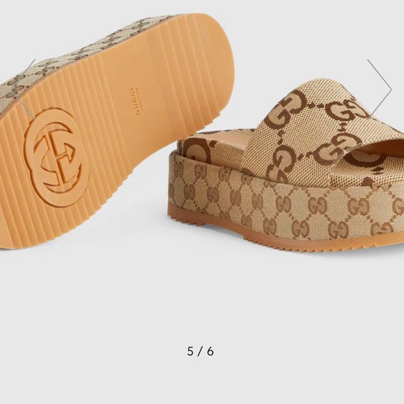 Gucci platform slide sandal - Picture 4 of 7